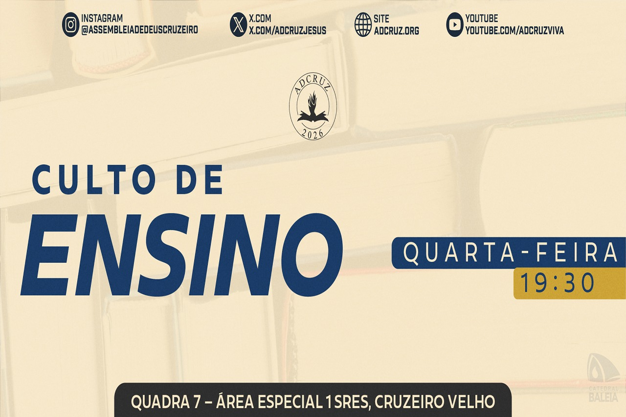 Culto de Ensino da Palavra